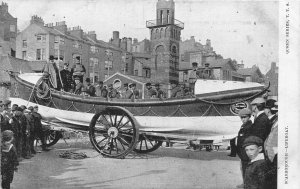 uk40652 scarborough lifeboat real photo uk