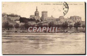 Postcard Old Avignon General view of the Palace of the Popes