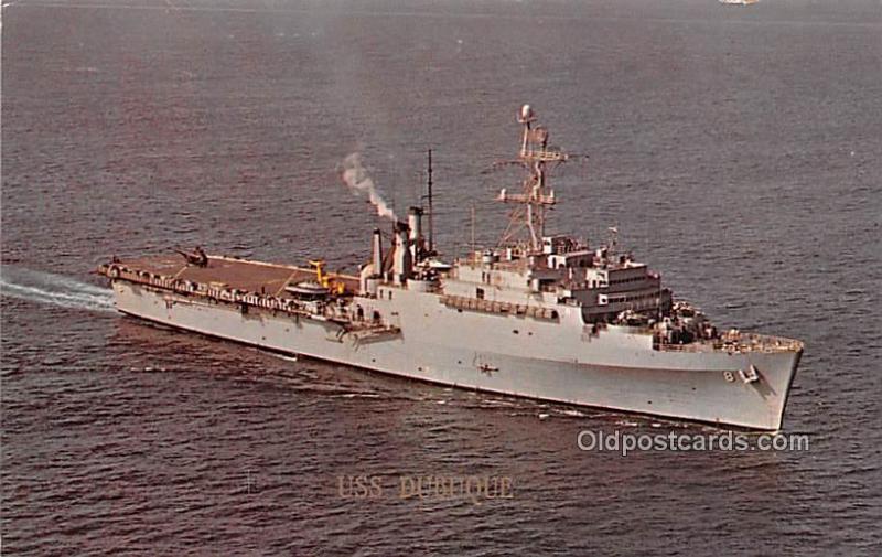 USS Dubuque Military Battleship Unused 