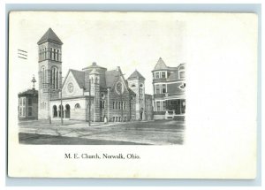 C.1900-05 M.E. Church Norwalk, Ohio Vintage Unused Postcard P33