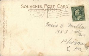 Provincetown Mass MA Cape Cod Railroad Dock Trolley c1910 Vintage Postcard