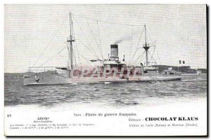 Old Postcard Boat Greyhound Aviso destroyer