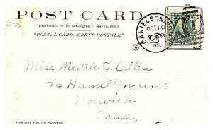 Connecticut Danielson  Davis Park ,  Soldiers Monument