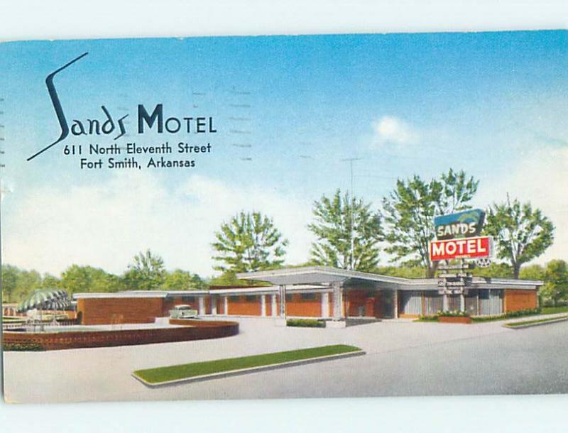 Pre-1980 MOTEL SCENE Fort Smith Arkansas AR hk1840