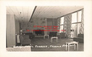 Canada, Ontario, Terrace Bay, RPPC, Terrace Hotel, Lobby Interior, Photo