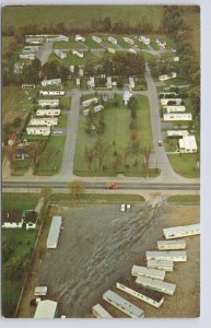 Dan's Mobile Homes & Parks, Ottawa, Ontario, Vintage Chrome Aerial View Postcard