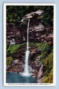 Upper Fall Waterfall Plaaterskill Clove Catskill Mountains NY UNP WB Postcard O5