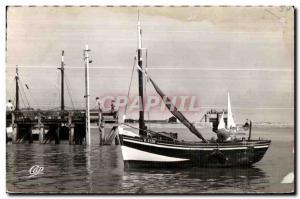 Le Crotoy - La Jetee - boat - boat - Old Postcard