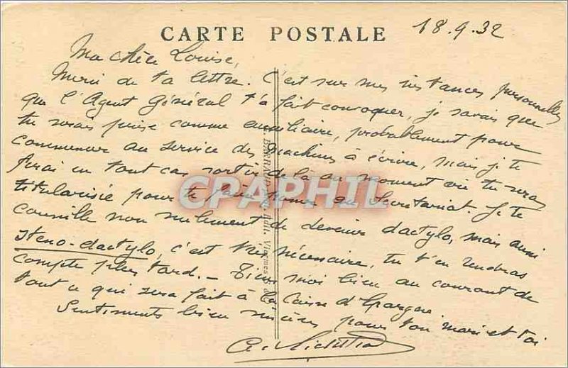 Old Postcard Chateau de Thim�court as 27 luzarches (s eto)