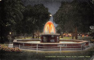 Illuminated Fountain Bruni Plaza - Laredo, Texas TX