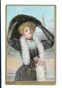 LP03        Beautiful woman ,Hat, Haskell Coffin, ,   