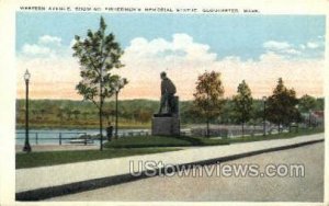 Western Ave, Fishermen's Memorial Statue - Gloucester, Massachusetts MA  