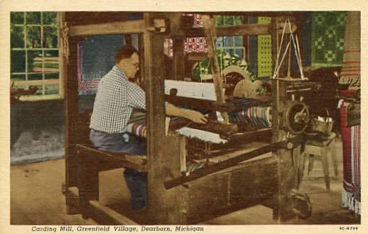 MI - Greenfield Village. Plymouth Carding Mill