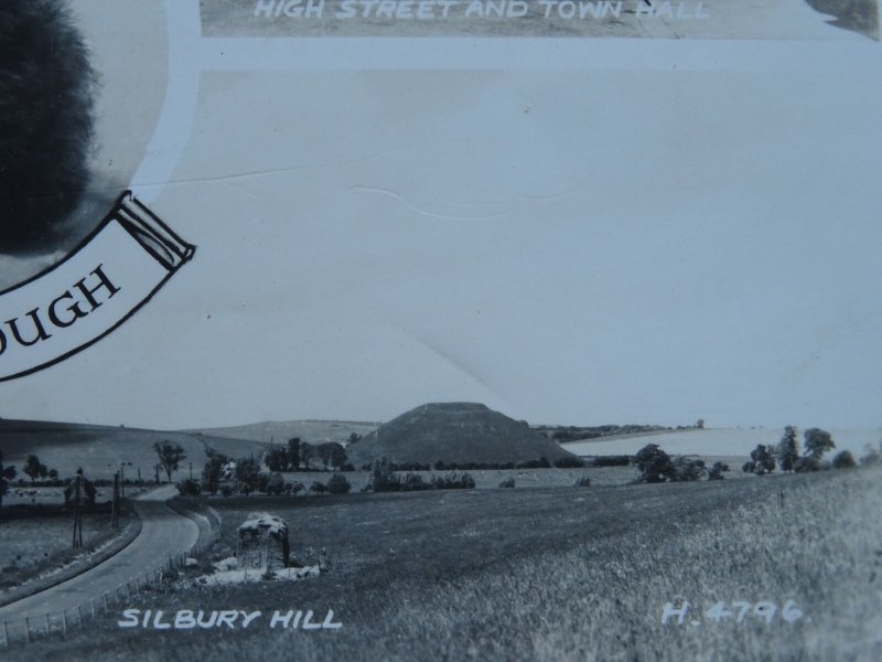 Wiltshire MARLBOROUGH 5 Image Multiview inc TOWN & THE GREEN c1940s RP Postcard