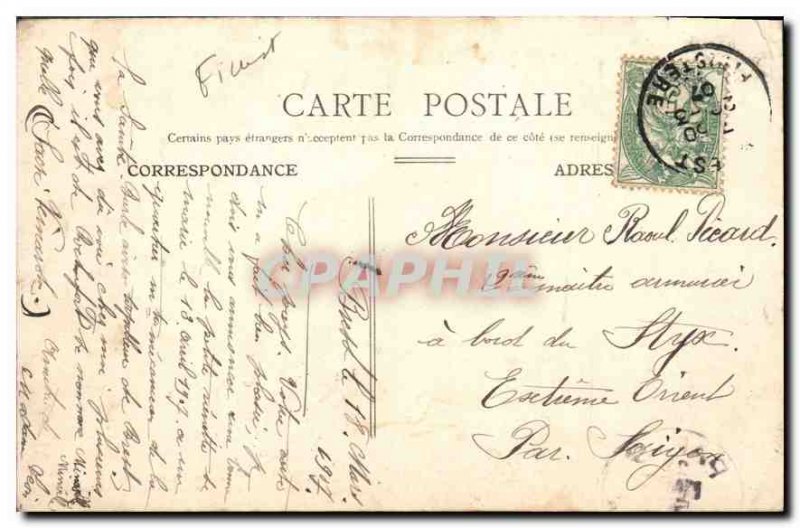 Old Postcard Plougastel Rocher de l'Imperatrice