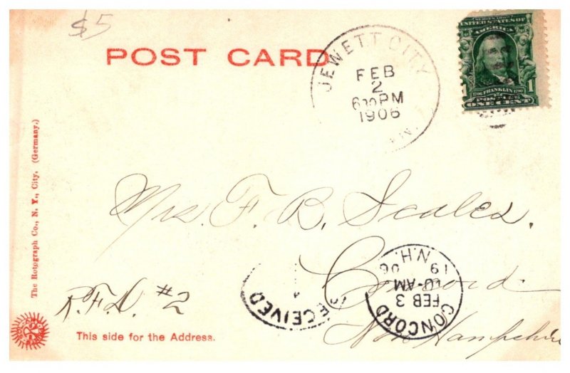 Connecticut Norwich , View of Harbor , Train on Tracks