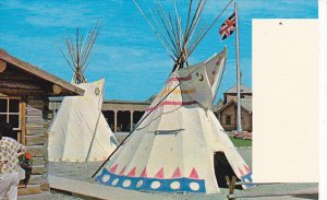 Canada Indian Teepees Fort MacLeod Alberta