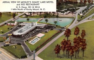 Mosley's Shady Lake Motel, Rio Restaurant 1 miles north of Rocky Mount - Rock...