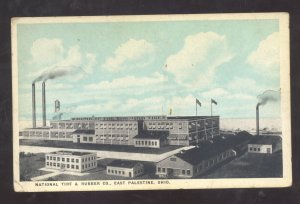 EAST PALESTINE OHIO NATIONAL TIRE & RUBBER COMPANY FACTORY VINTAGE POSTCARD OH