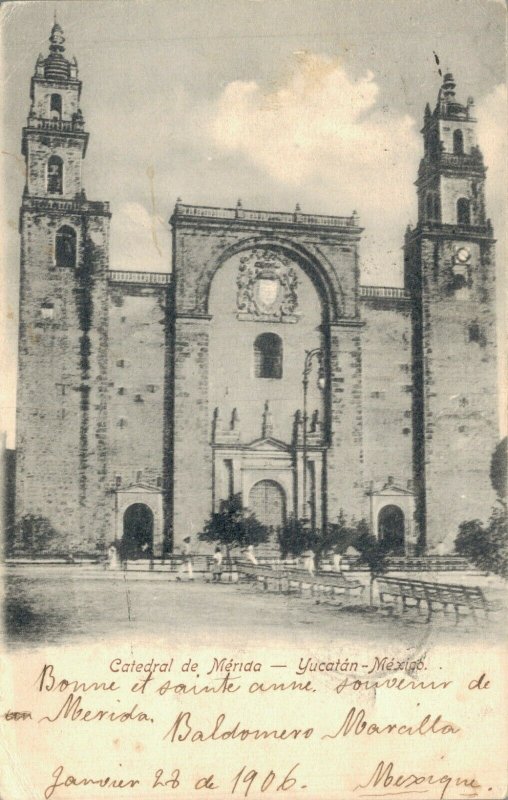 Mexico Catedral de Merida Yucatán Mexico 06.87