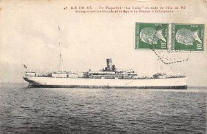La Loire August 19th, 1929 Italian Line Ship 