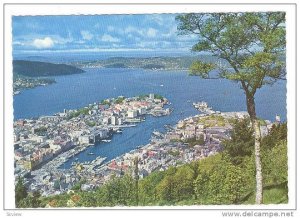 View From Mount Floyfjell, Bergen, Norway, 1950-1970s