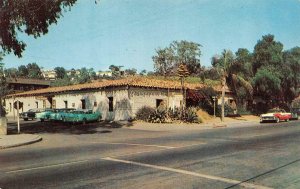 SAN DIEGO, CA California  RAMONA'S MARRIAGE PLACE  Old Town~50's Cars  Postcard