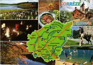 CPM Correze - Limousin - Scenes - Map (1060561)