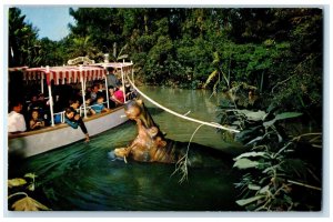 c1960s The Explorer's Boat In Adventureland Rivers Of  World Anaheim CA Postcard