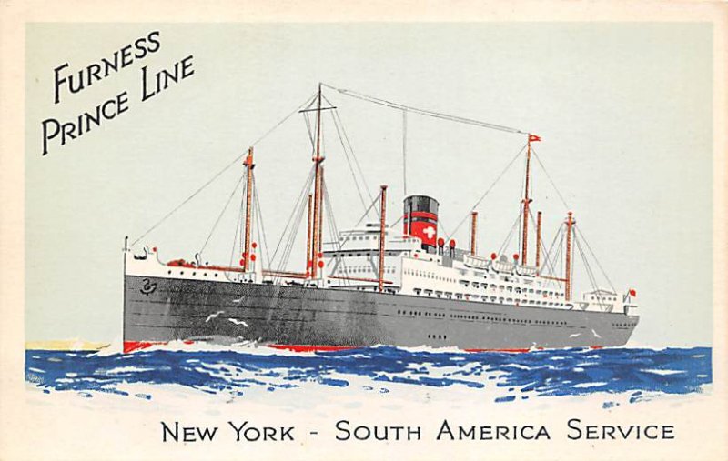 MS Prince Furness Line Ship Unused 