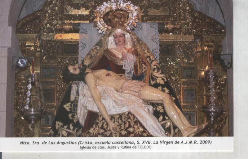 Postal 011804: Virgen Ntra Sra de las Angustias, Iglesia Stas Justas y Rufina...