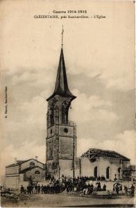 CPA Guerre 1914 - 1915 Clézentaine - pres RAMBERVILLERS - L'Église (200333)