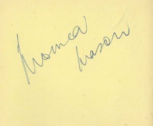Unidentified Vintage Ballet DOUBLE Hand Signed Autograph Ephemera