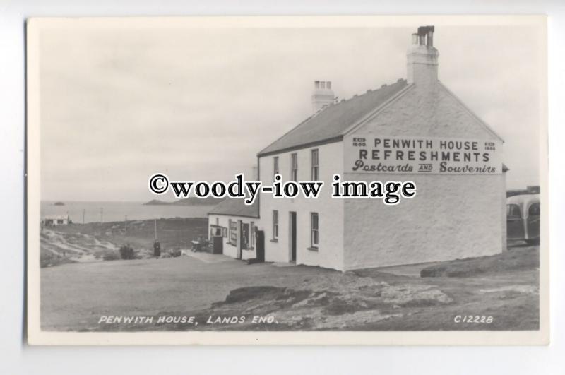 tp9843 - Cornwall - Penwith House, Cafe & Souvenirs Shop, Lands End - postcard