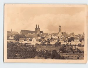 Postcard Stadtausschnitt, Rothenburg ob der Tauber, Germany