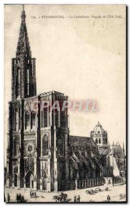 Old Postcard Strasbourg La Cathedrale