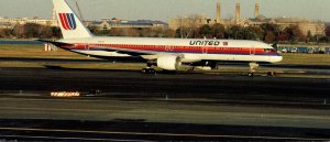 United Air Lines Boeing 757-222 At Washington National Airport