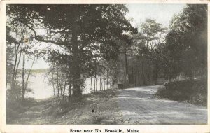 North Brooklin Maine Scenic View Vintage Postcard AA8302