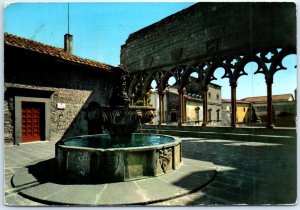 Postcard - Fountain of the Pope's Palace - Viterbo, Italy