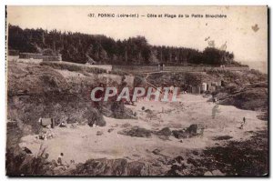 Old Postcard Pornic (Loire Inf) Riviera Beach and Little Binochere