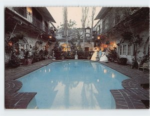 Postcard Spring festival, Patio, French Quarter, New Orleans, Louisiana