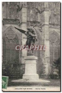 Chalons sur Marne Old Postcard Gloria Victis