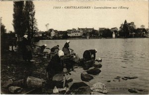 CPA CHATELAUDREN - Larandieren sur l'Etang (103604)