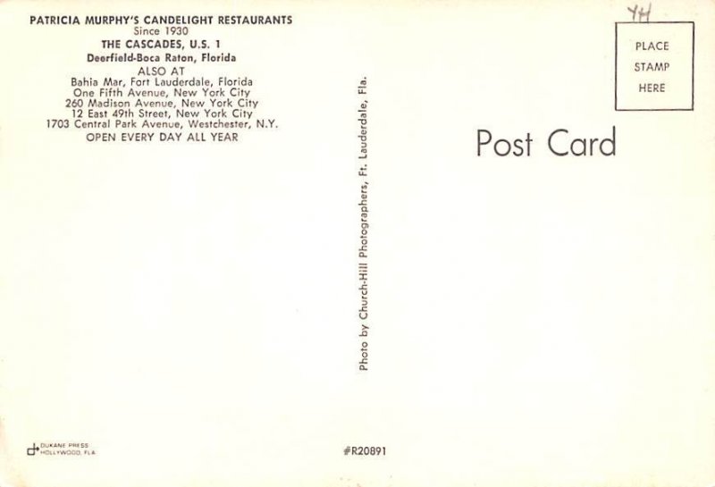 Patricia Murphy's Candelight Restaurants 