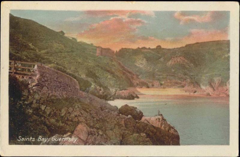 channel islands, GUERNSEY, Saints Bay (1910s)