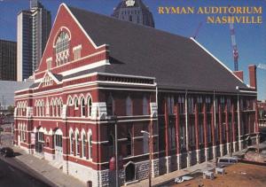 Tennessee Nashville The Ryman Auditorium