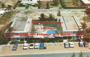 FL, Riviera Beach, Florida, George Apts, Motel, Aerial View, Back Pub No 46807