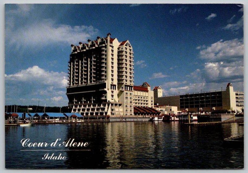 Coeur d'Alene Idaho Lake View Postcard