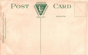 Vintage Postcard 1910's Prospect St. Scene of Home on Hill Cortland NY New York