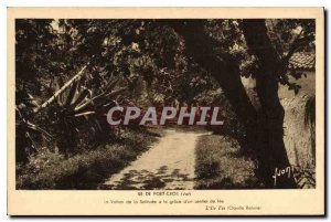 Postcard Old Port Cros Island Var Valley of the Salitude has the grace of a f...